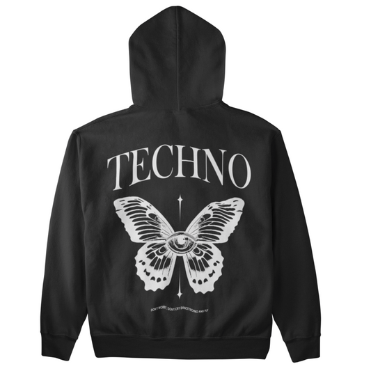 Butterfly - Backpatch Oversized Hoodie Unisex